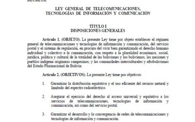 Ley de Telecomunicaciones