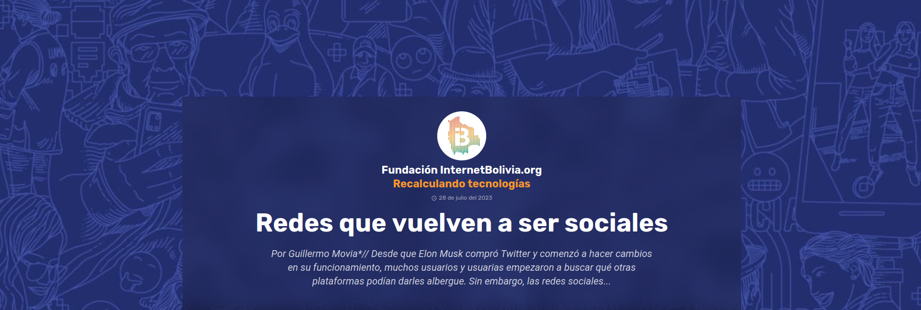 Redes que vuelven a ser sociales