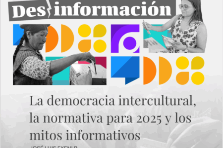 Democracia y desinfromación: Módulo 2. La democracia intercultural, la normativa para 2025 y los mitos informativos Democracia y desinfromación: Módulo 2. La democracia intercultural, la normativa para 2025 y los mitos informativos