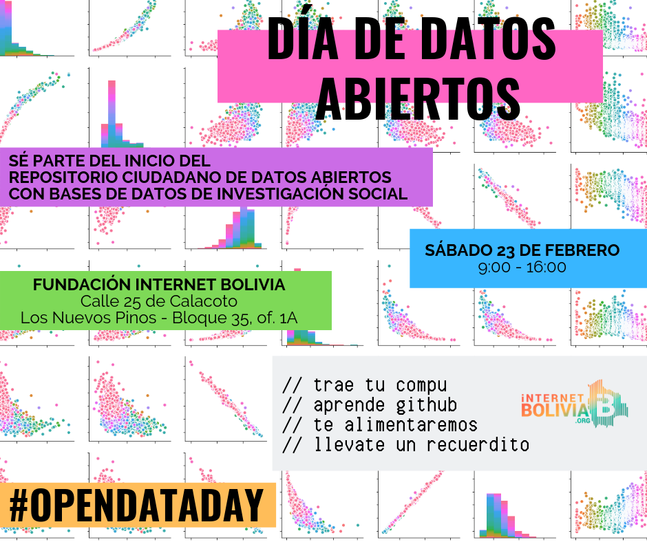 FACEBOOK OpenDataDay Bolivia La Paz ODD Dia de datos abiertos