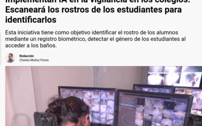 Sonríe, te estamos filmando. El riesgo del uso de reconocimiento facial en escuelas