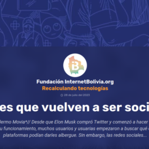 Redes que vuelven a ser sociales