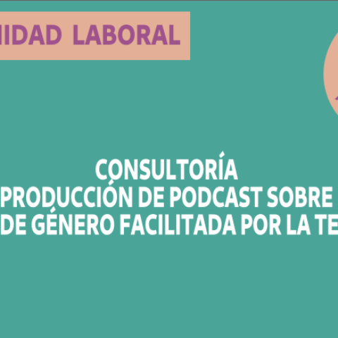 Consultoría para producción de un podcast sobre violencia de género facilitada por la tecnología