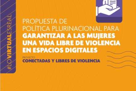 Propuesta de política plurinacional para garantizar a las mujeres una vida libre de violencia en espacios digitales
